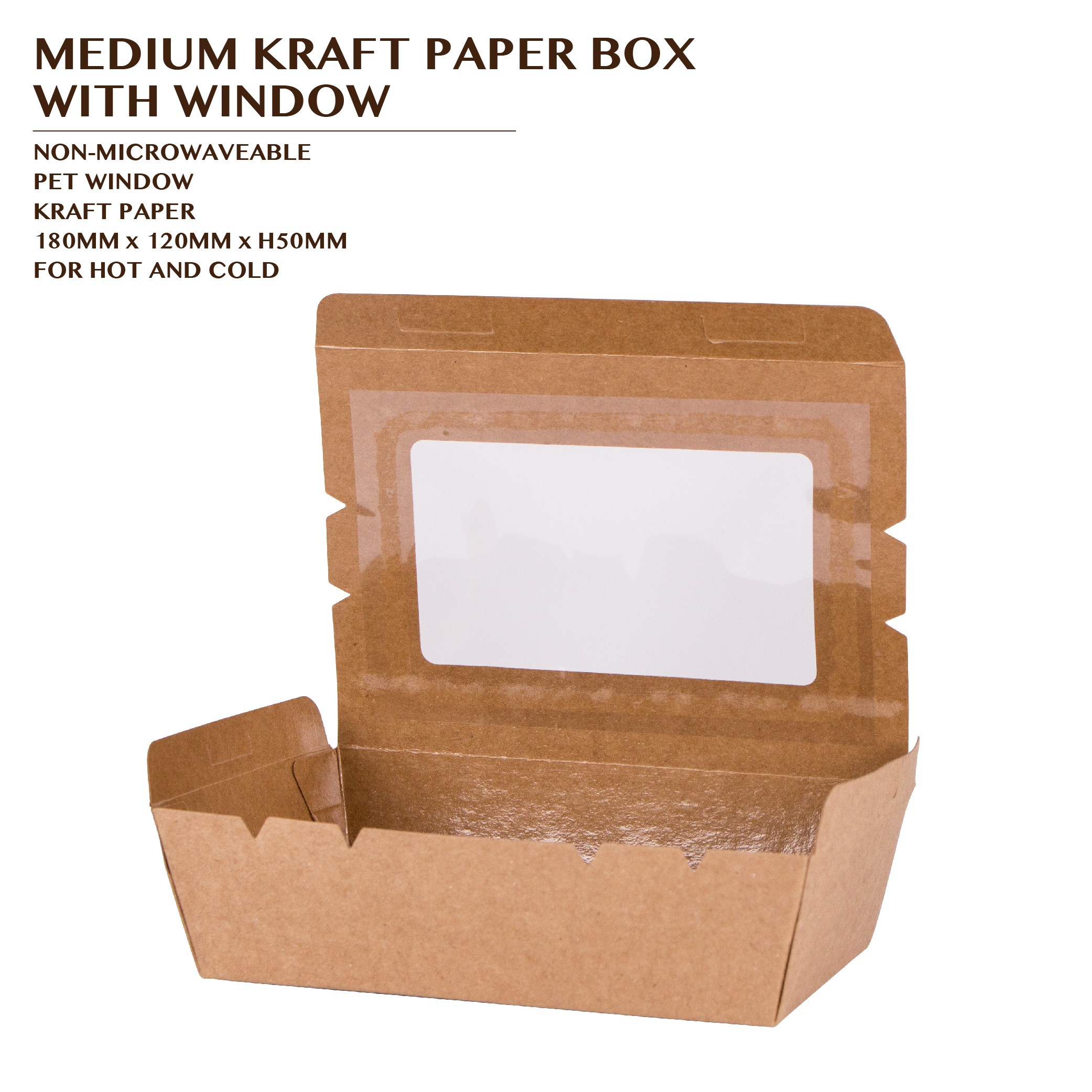 This wkrg246 kraft paper window box measures 3 3/4 x 7/8 x 5 3/16 and makes...
