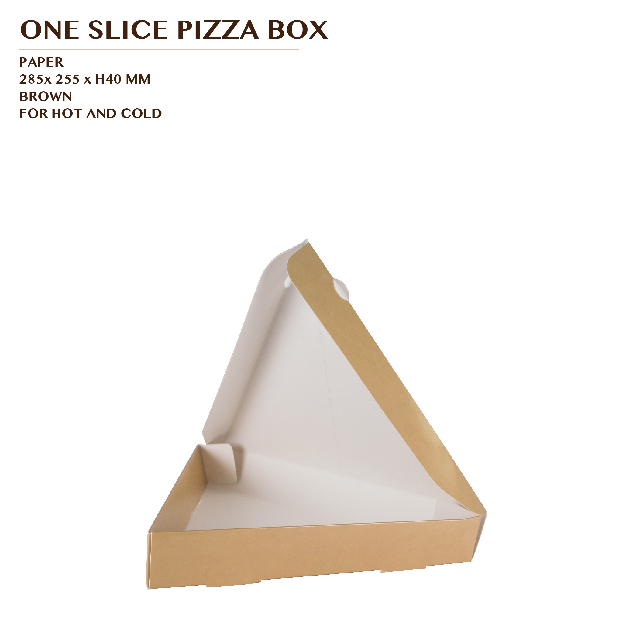 PRE-ORDER ONE SLICE PIZZA BOX