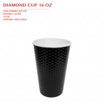 PRE-ORDER DIAMOND CUP 16 OZ 1000PCS/CTN