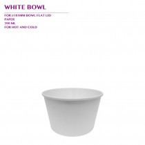 PRE-ORDER WHITE BOWL 390ML 1000PCS/CTN