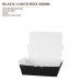 PRE-ORDER BLACK LUNCH BOX 600ML 600PCS/CTN