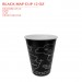 PRE-ORDER BLACK MAP CUP 12 OZ 1000PCS/CTN
