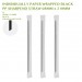 PRE-ORDER INDIBIDUALLY PAPER WRAPPED BLACK  PP SHARPEND STRAW Ø8MM x 210MM