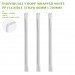PRE-ORDER INDIVIDUALLY BOPP WRAPPED WHITE  PP FLEXIBLE STRAW Ø6MM x 200MM