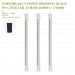 PRE-ORDER INDIVIDUALLY PAPER WRAPPED BLACK  PP COCKTAIL STRAW Ø6MM x 170MM