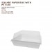 PRE-ORDER SQUARE PAPER BOX WITH PET LID 800 SET/CTN