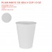 PLAIN WHITE 3D JOLLY CUP 12 OZ 1000PCS/CTN