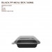 PRE-ORDER BLACK PP MEAL BOX 360ML 150SET/CTN