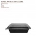 PRE-ORDER BLACK PP MEAL BOX 720ML 150SET/CTN