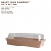 KRAFT SUSHI PAPER BOX WITH  PET LID 900 SET/CTN